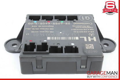 08-15 Mercedes W204 C250 Rear Left Driver Side Door Control Module Q1 OEM