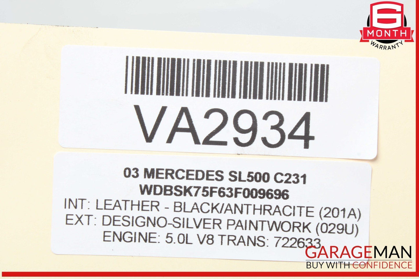 03-06 Mercedes R230 SL500 SL550 Power Steering Hydraulic Fluid Reservoir OEM