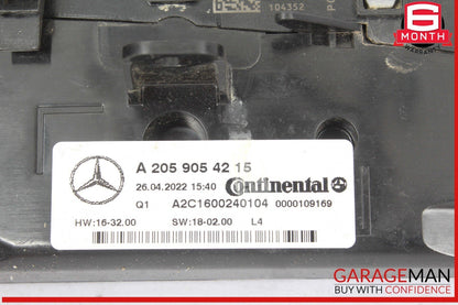 16-22 Mercedes X253 GLC300 4MATIC AC A/C Heater Climate Control Switch OEM