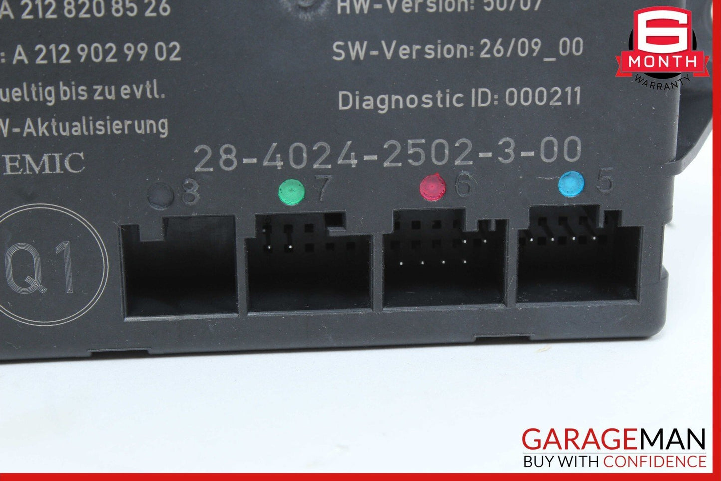 08-18 Mercedes CLS400 E350 C300 CLS550 Rear Left Side Door Control Module