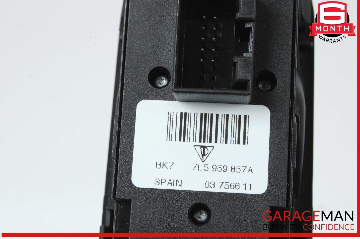 03-10 Porsche Cayenne 955 957 Front Left Driver Window Switch 7L5959857A OEM