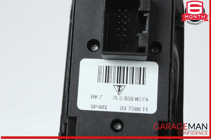 03-10 Porsche Cayenne 955 957 Front Left Driver Window Switch 7L5959857A OEM