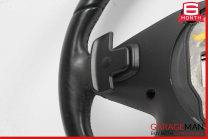 10-13 Mercedes W212 E350 E550 E400 Steering Wheel w/ Paddle Shifters Assy Black