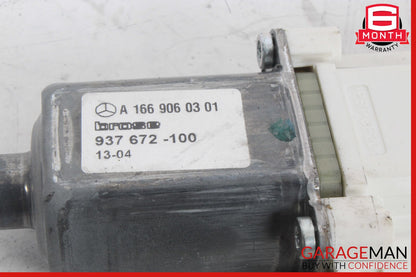12-15 Mercedes X166 GL450 ML550 Window Regulator Motor Front Right Side OEM