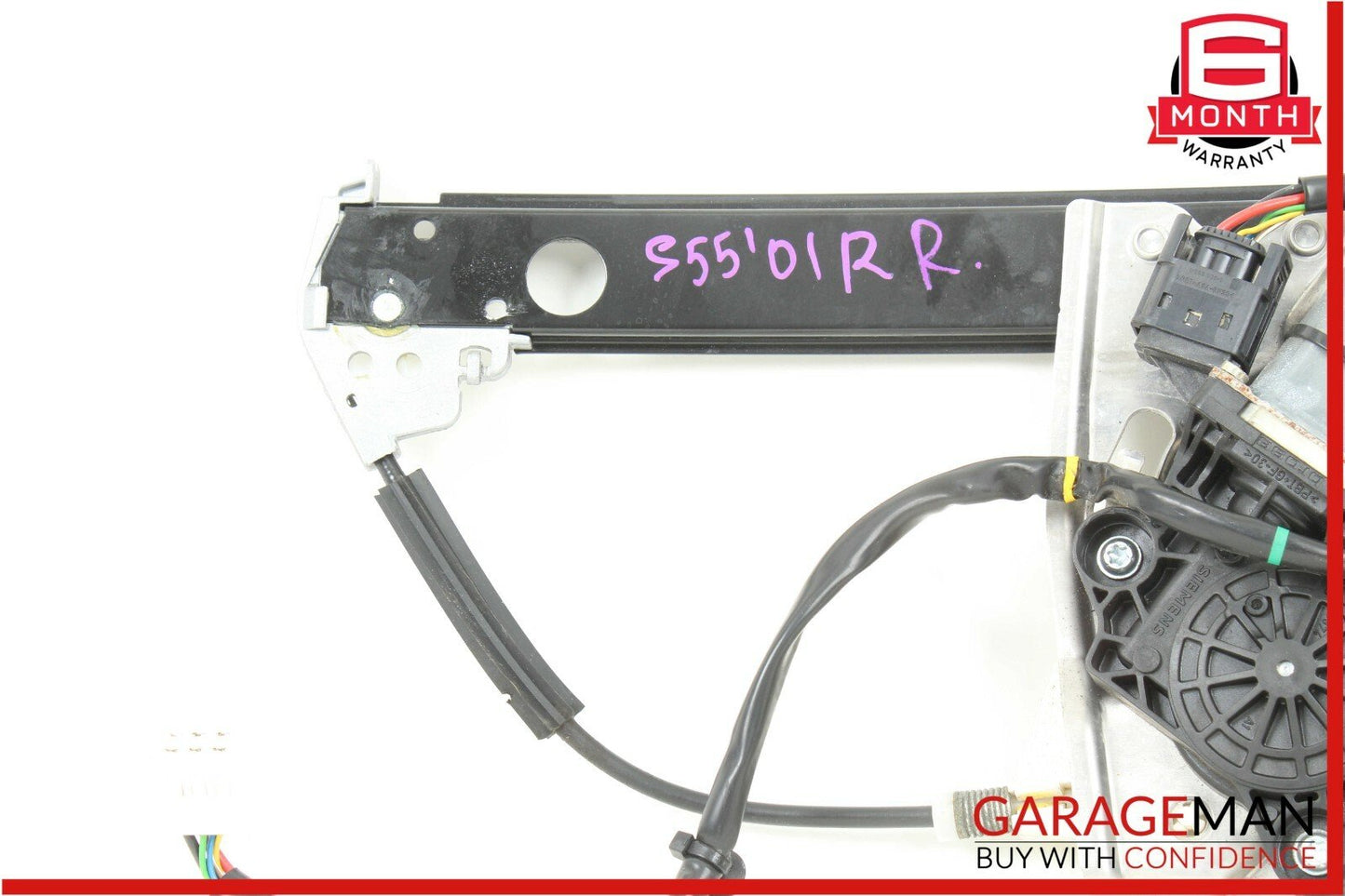00-06 Mercedes W220 S55 Rear Right Passenger Side Window Regulator Motor OEM