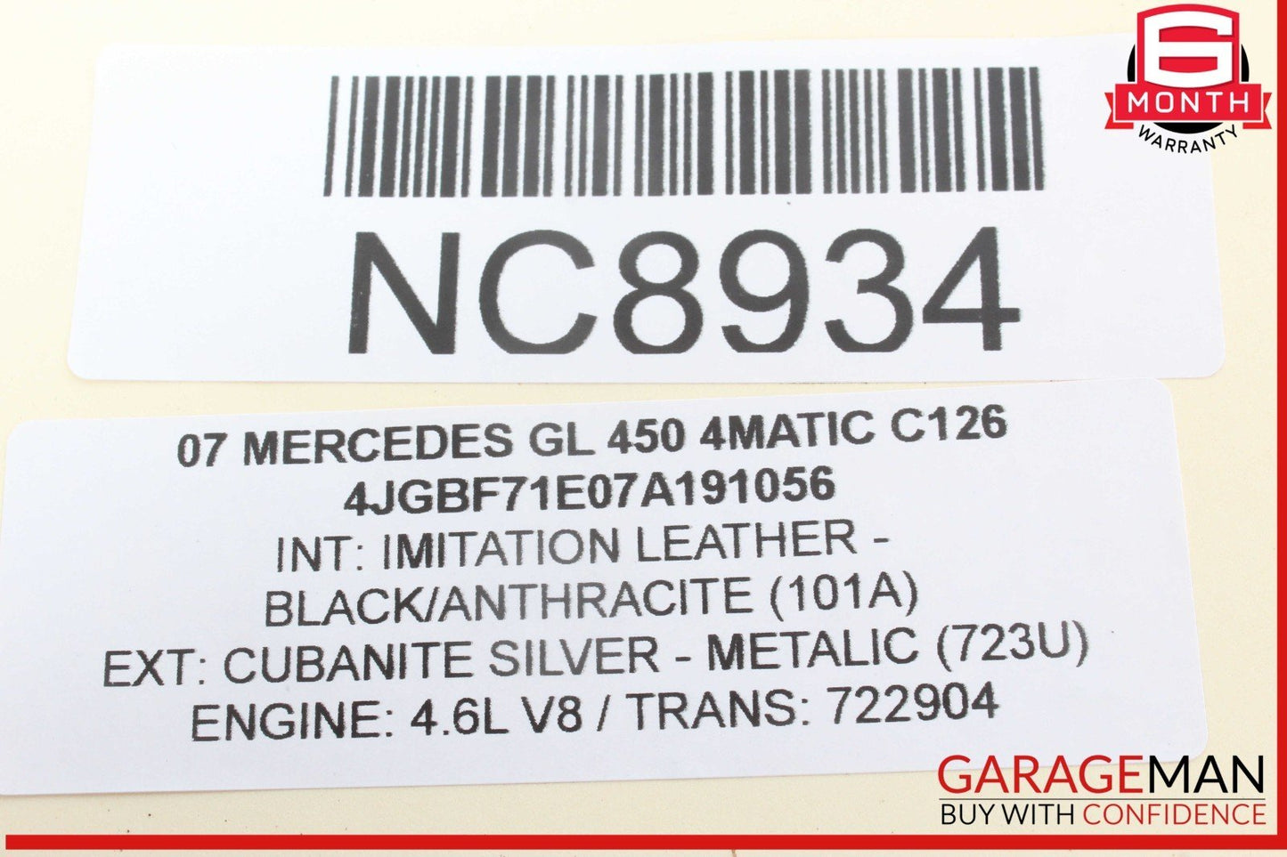 06-13 Mercedes X164 GL450 4MATIC Front Right Passenger Door Control Module OEM