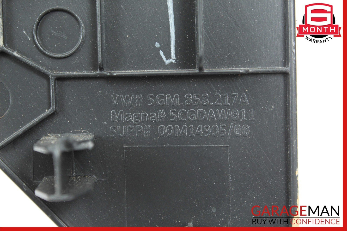 15-19 Volkswagen Golf GTI Front Left Dashboard Trim Black ZSB5GM858217 OEM