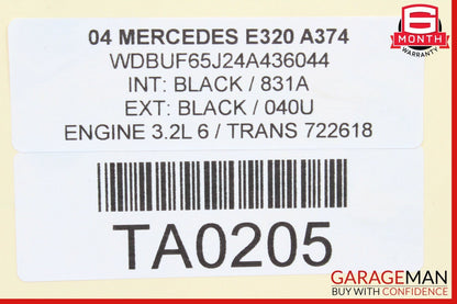 03-06 Mercedes W211 E320 E500 Front Left Dynamic Seat Vacuum Valve Block OEM