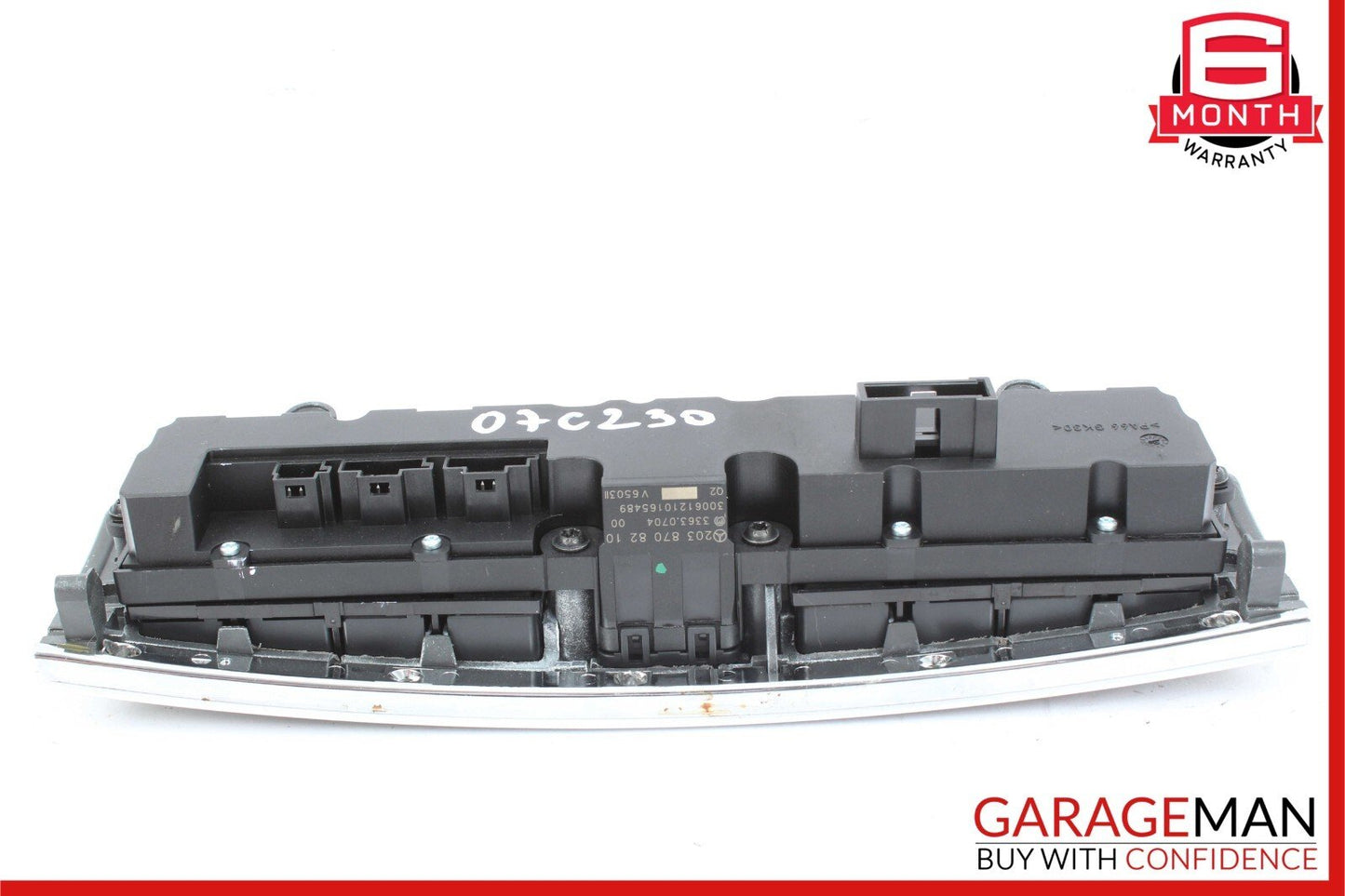 05-07 Mercedes W203 C230 Dashboard Dash Control Switch Panel Trim Wood OEM