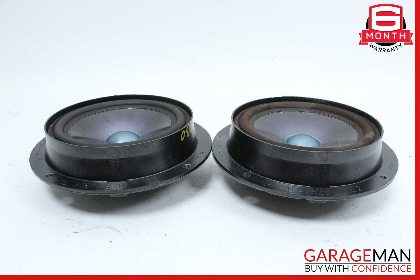 06-13 Mercedes W251 R350 Rear Left & Right Door Sound Audio Speakers Set of 2