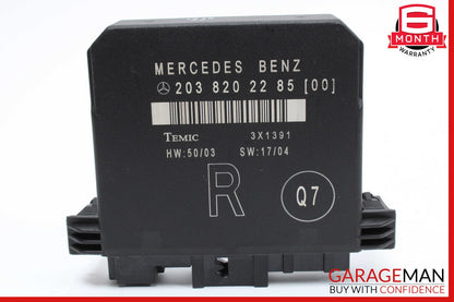 01-07 Mercedes W203 C230 C240 C320 Rear Right Door Control Module 2038202285 OEM