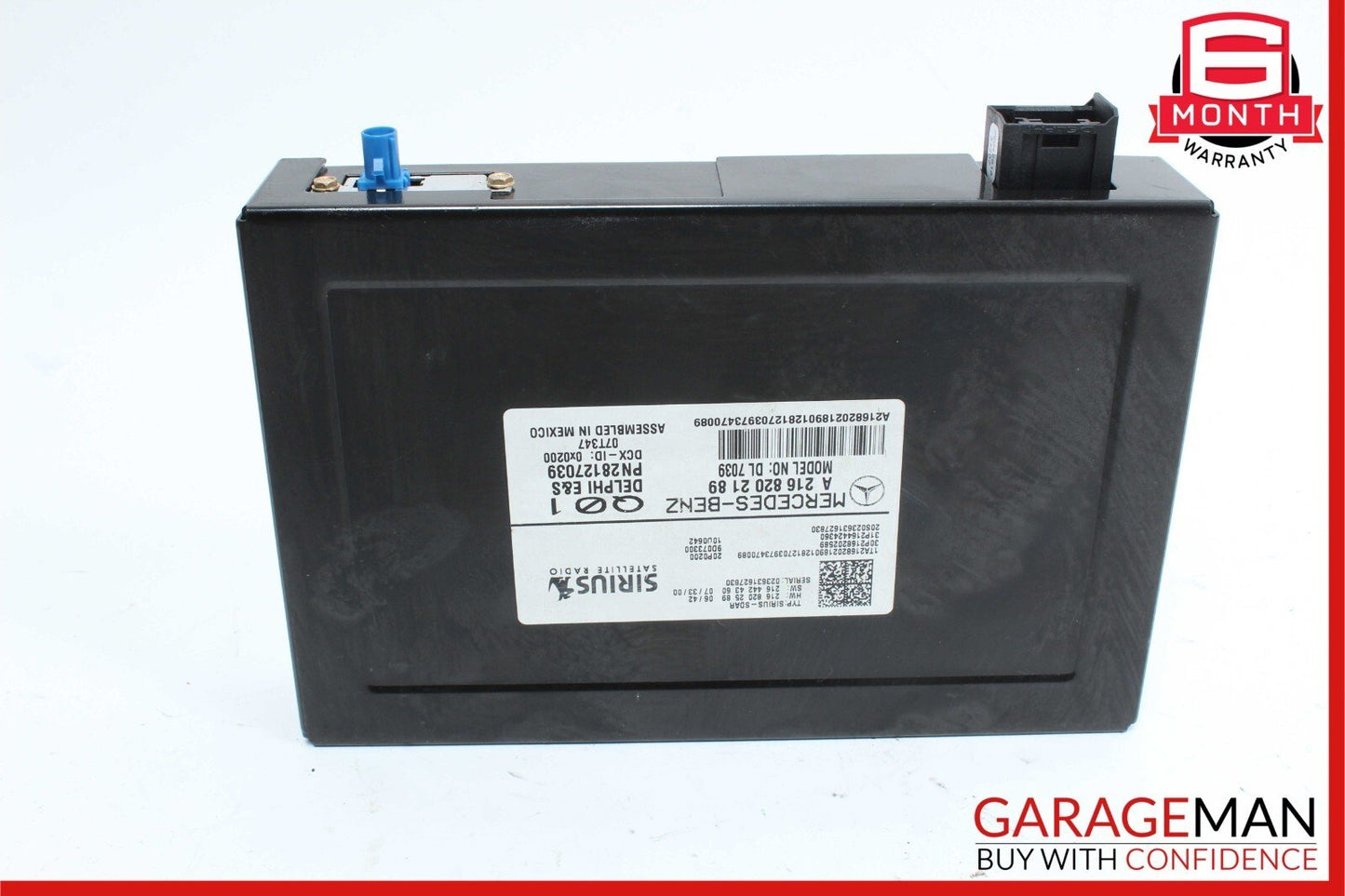 Mercedes C250 S550 SL550 SLK350 Sirius Satellite Radio Module Receiver OEM