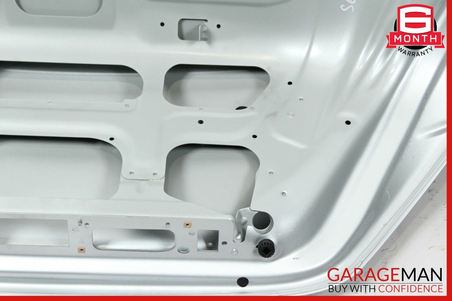 07-13 Mercedes W221 S400 S63 AMG Rear Trunk Lid Deck Shell Panel Cover Silver