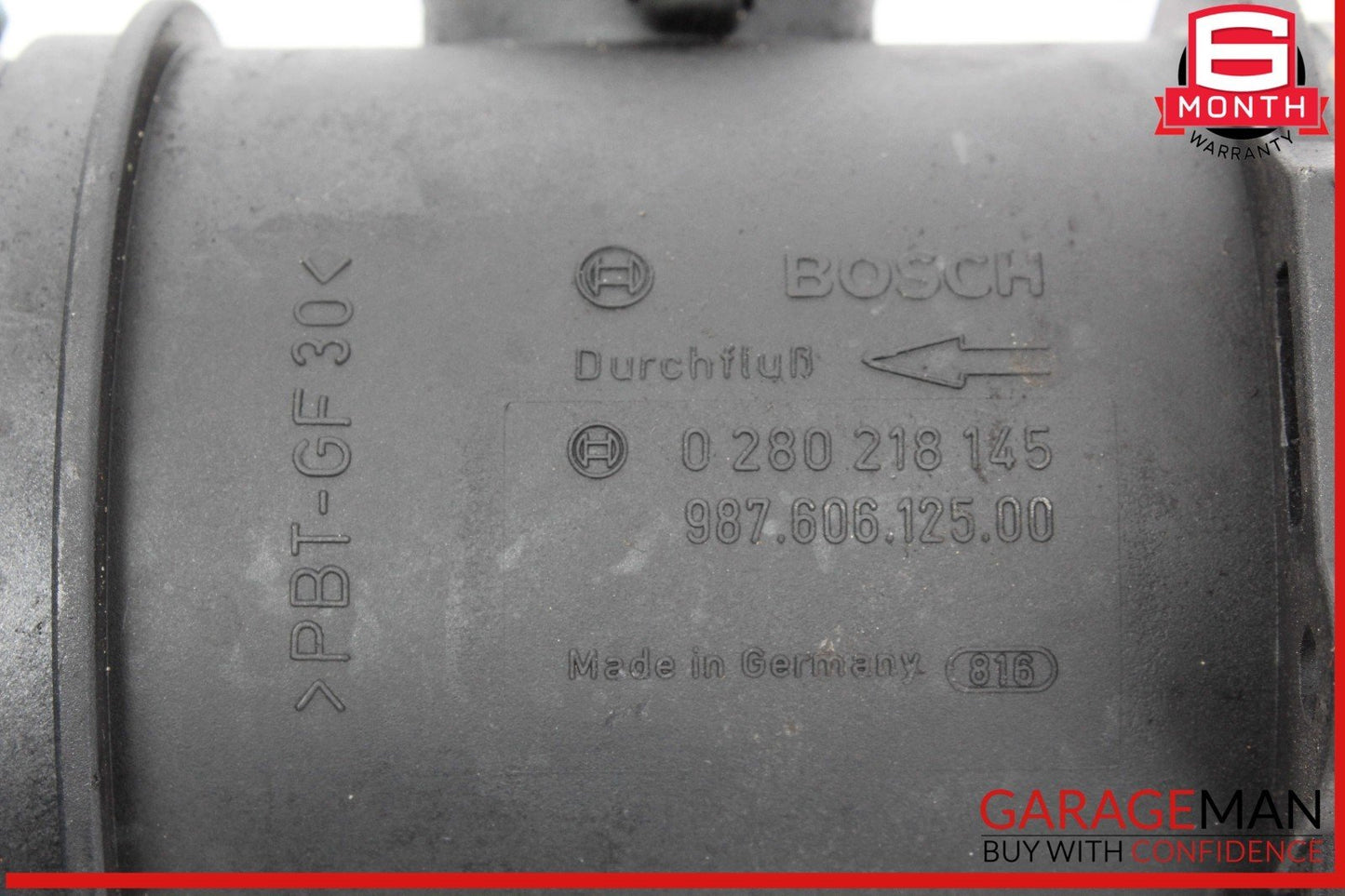 05-08 Porsche Boxster 987 MAF Mass Air Flow Sensor 98760612500 OEM