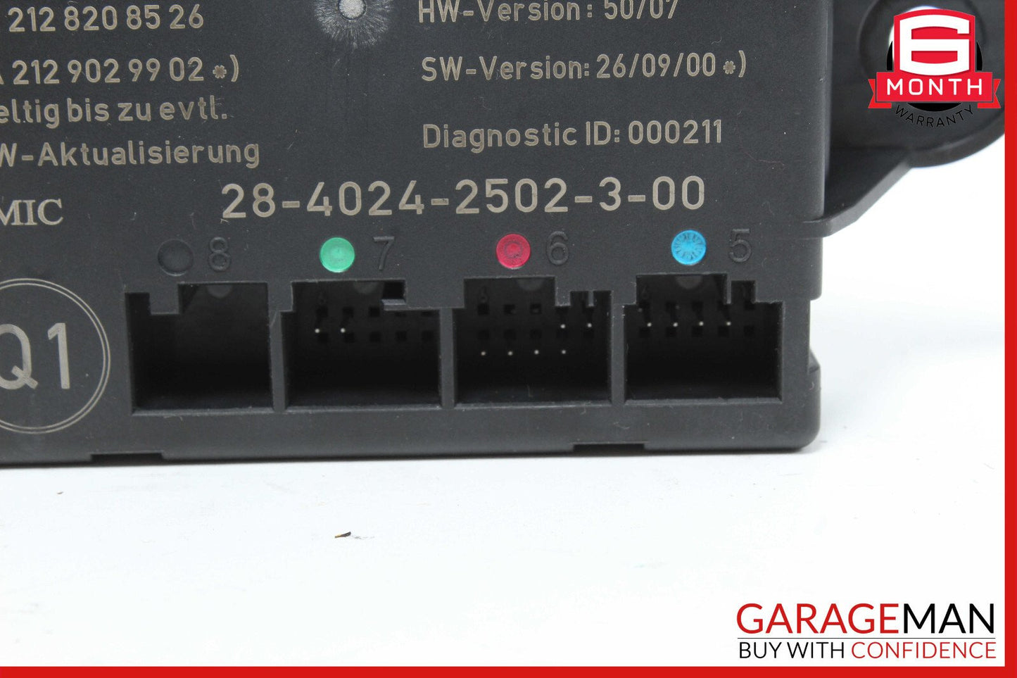 08-18 Mercedes W204 C250 C300 CLS550 Rear Left Side Door Control Module OEM