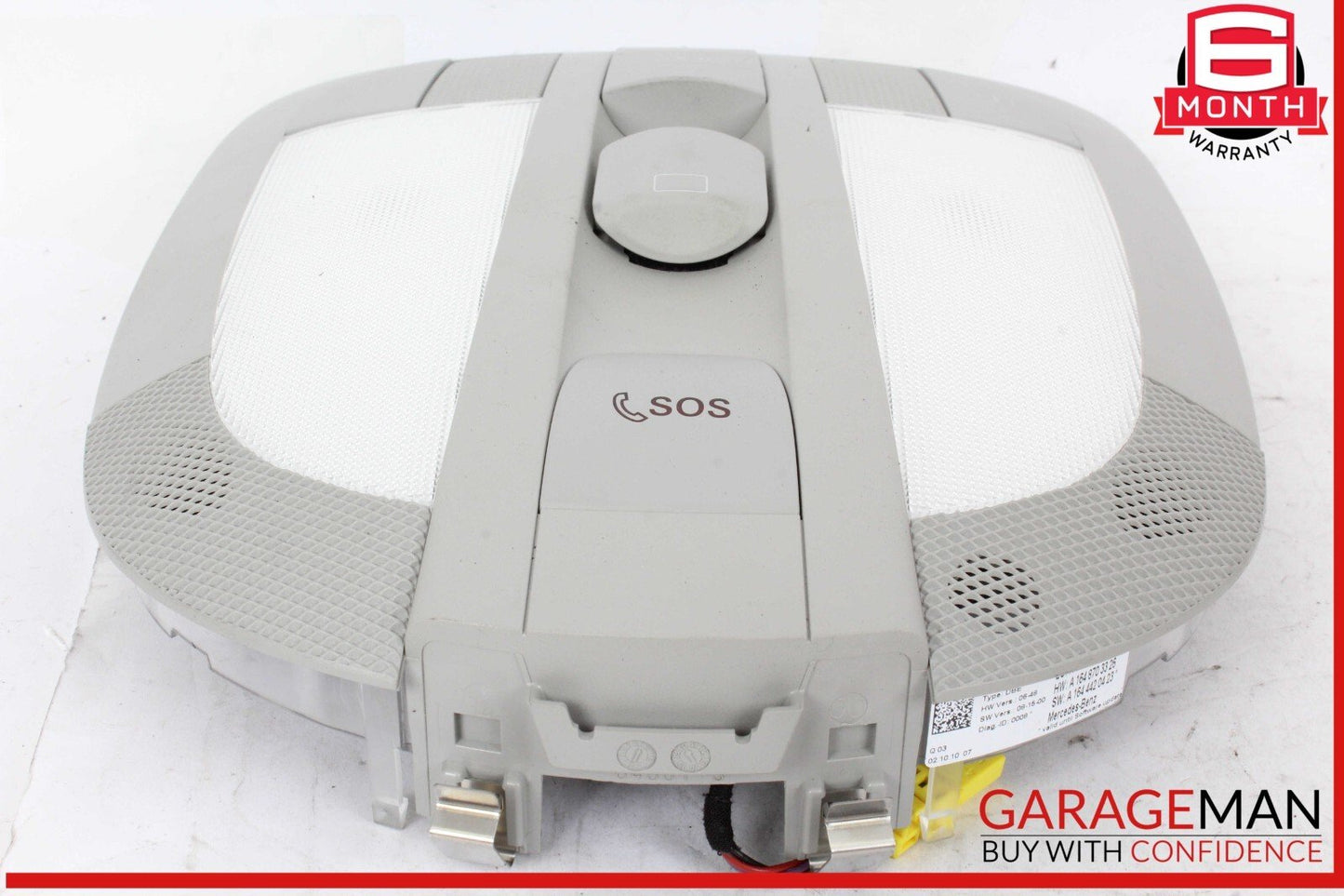 06-13 Mercedes X164 GL450 ML550 Front Overhead Dome Light Lamp Gray OEM