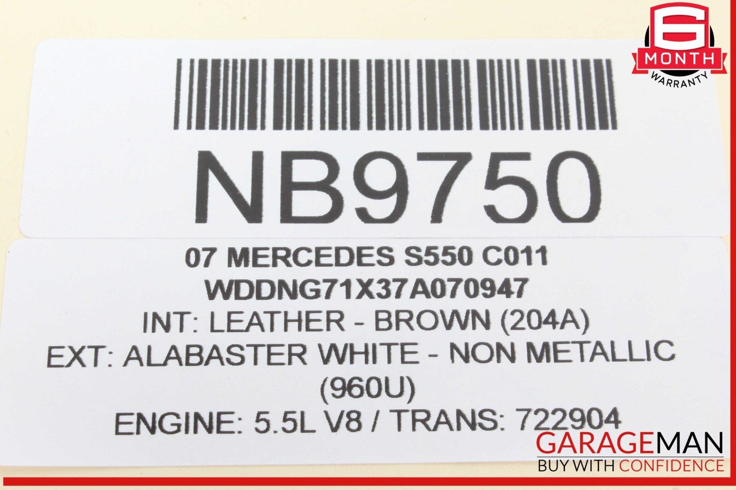 07-13 Mercedes W221 S550 S63 Front Left Driver Side Under Seat Control Unit OEM