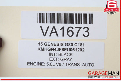 15-20 Hyundai Genesis G80 Rear Left Blind Spot Sensor Control Module Unit OEM