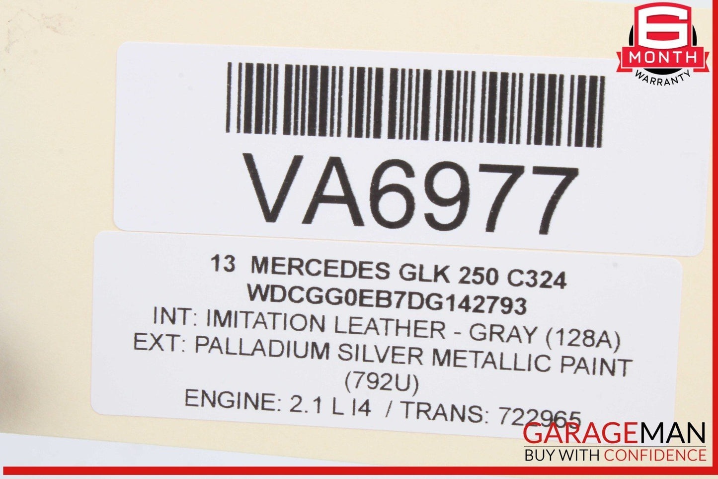 10-15 Mercedes X204 GLK250 Front Right Side Reinforcement Bumper Bracket OEM