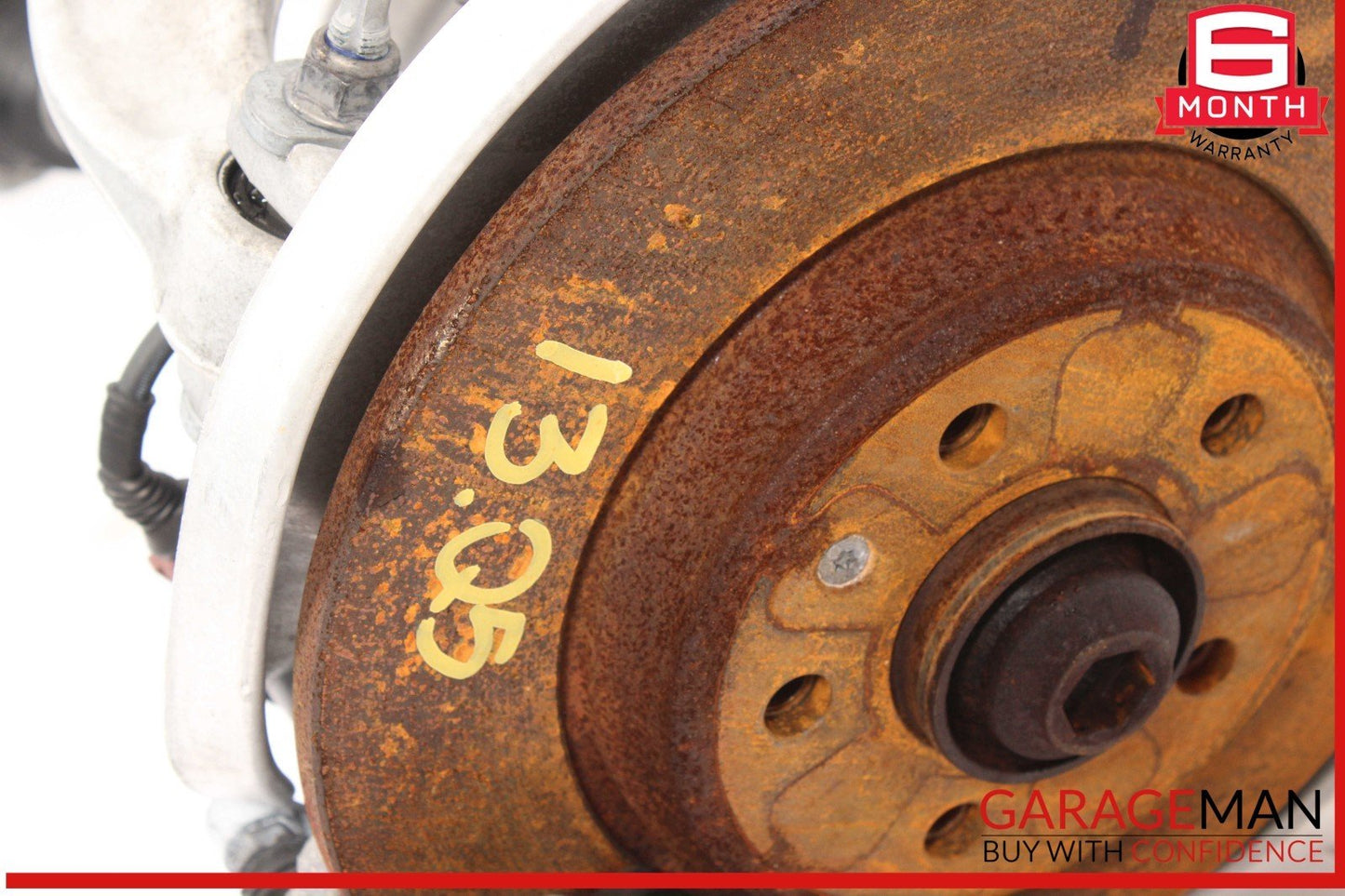 09-18 Audi Q5 A6 A7 Rear Left Side Spindle Knuckle Wheel Hub Assembly OEM