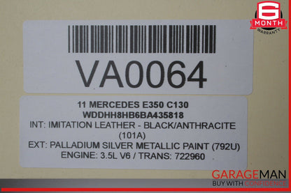 11-16 Mercedes W212 E350 Tailgate Release Handle 2127430032 OEM