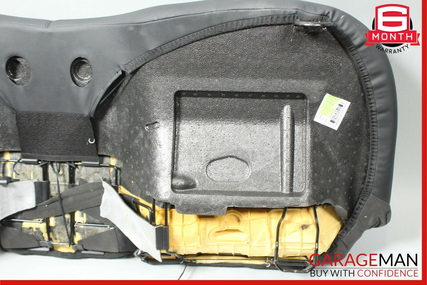 14-17 Maserati Ghibli Rear Lower Bottom Bench Seat Cushion Cover Black OEM