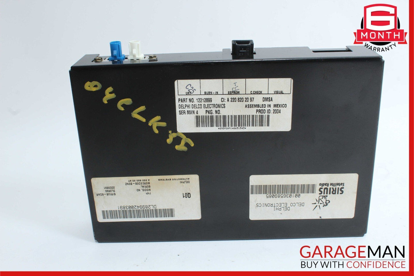 03-09 Mercedes GL450 SLK350 CLK55 AMG Sirius Satellite Radio Receiver Module