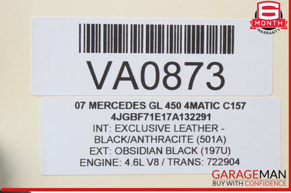 06-09 Mercedes W164 ML350 GL450 Trunk Lid Liftgate Tail Gate Control Module OEM