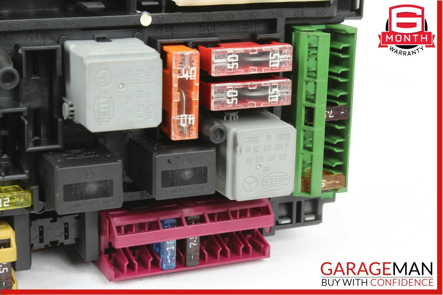 12-14 Mercedes W204 C250 C350 C63 AMG Rear SAM Fuse Box Relay Module Assembly