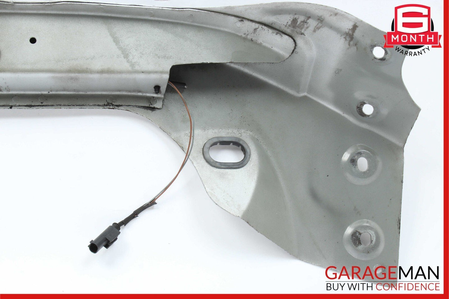 98-05 Mercedes W163 ML500 Front Upper Radiator Core Support Bracket Panel Silver
