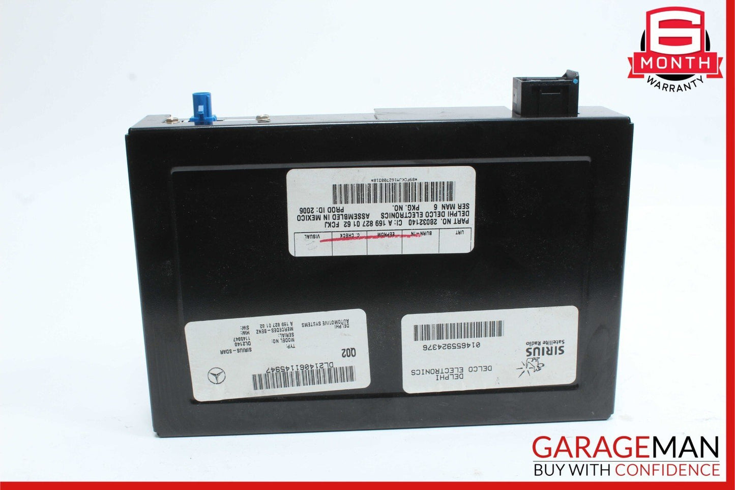 03-08 Mercedes W164 ML350 4MATIC Sirius Satellite Radio Receiver 1698270162 OEM
