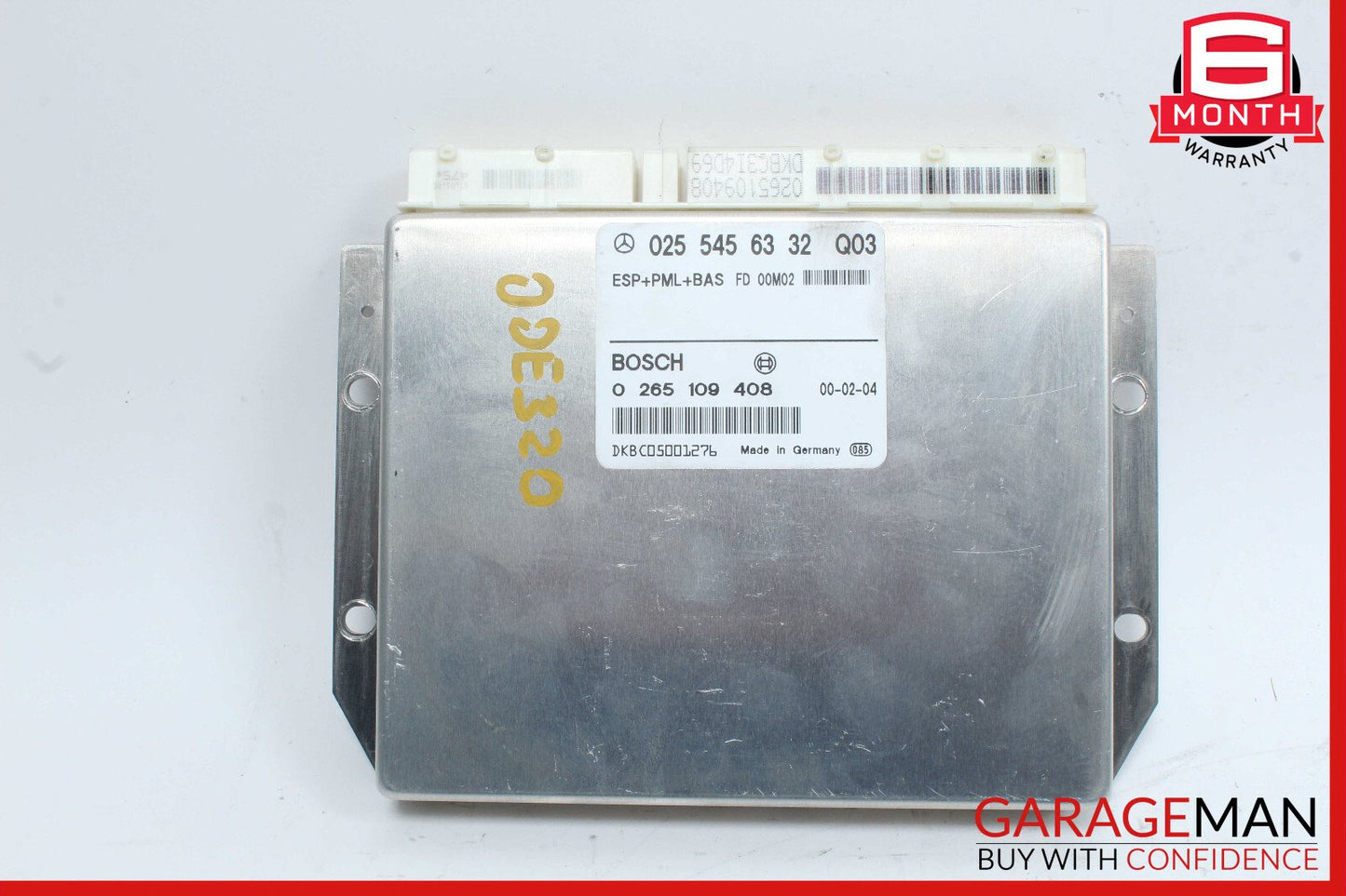 98-02 Mercedes W210 E320 E430 ABS ESP Computer Control Module 0255456332 OEM