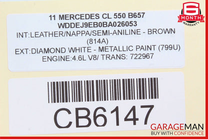 10-14 Mercedes W216 CL550 S550 LED Headlight Xenon Low Beam Ballast Module Unit