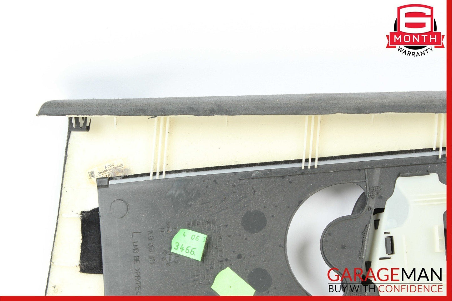 03-06 Porsche Cayenne S 955 Rear Left Side Pillar Trim Cover Panel Black OEM