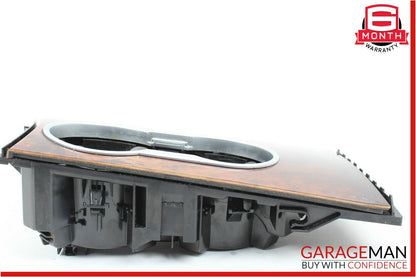 06-12 Mercedes X164 GL450 Center Console Cup Holder Compartment Trim Wood