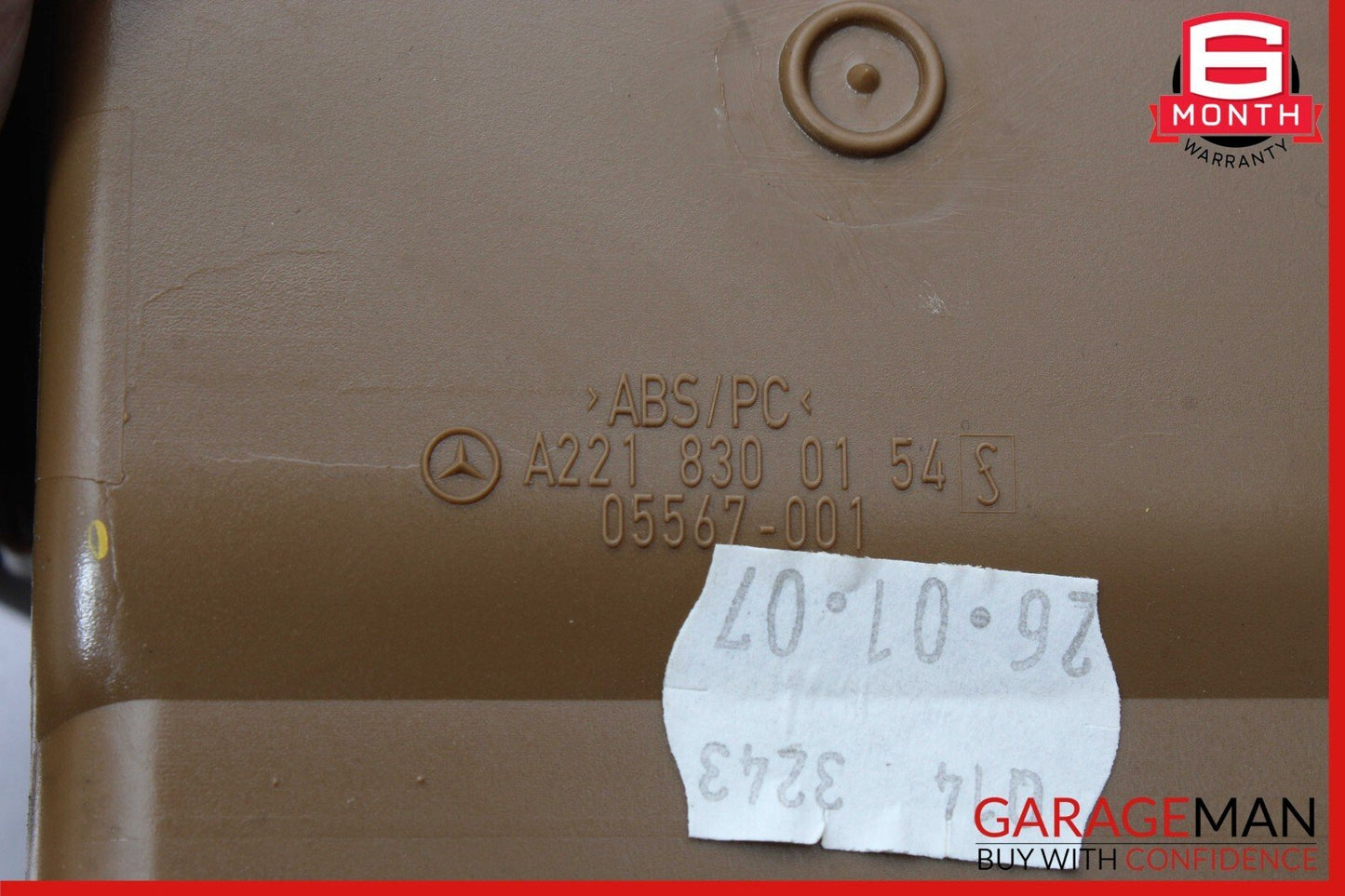 07-14 Mercedes W216 CL550 S550 Left Side Dashboard AC A/C Air Vent Brown OEM
