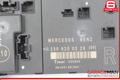 03-12 Mercedes R230 SL500 SL55 SL600 Front Right Side Door Control Module OEM