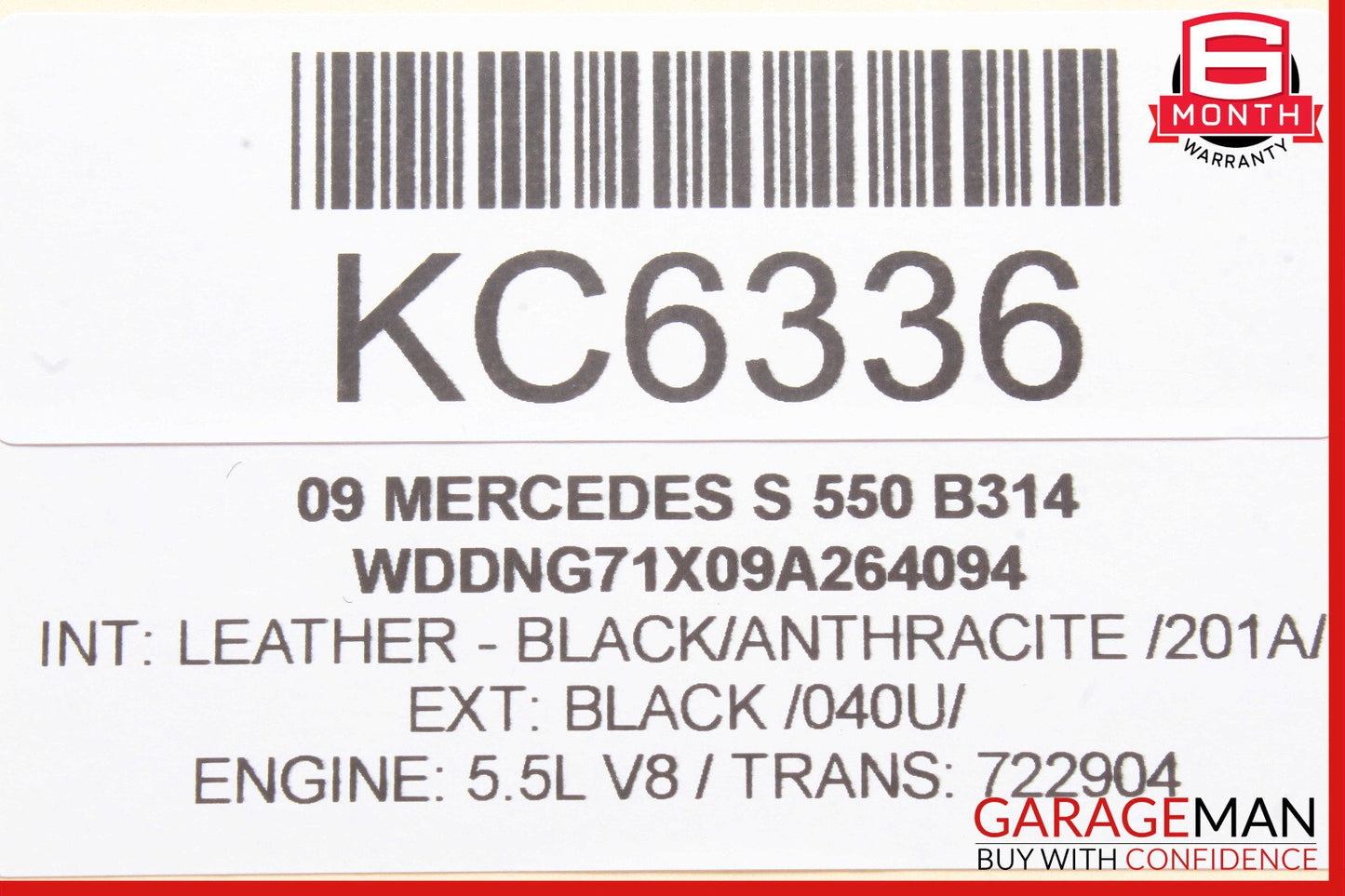 07-14 Mercedes W221 S550 CL600 Trunk Lid Lock Latch Actuator OEM