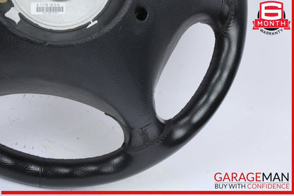 00-03 Mercedes W210 E320 E430 CLK320 4 Spoke Driver Steering Wheel Black OEM