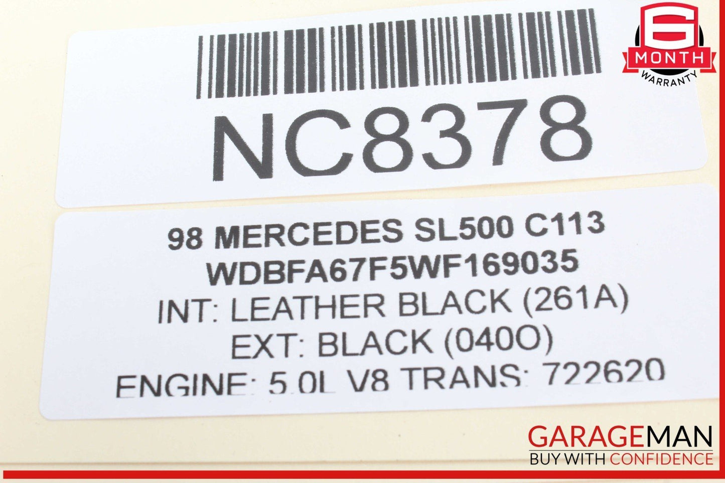 98-02 Mercedes R129 SL500 SL600 Telephone Phone Control Module 6430112 OEM