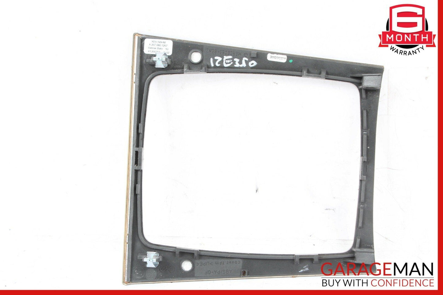 08-14 Mercedes-Benz E350 W212 Center Console Shift Shifter Trim Cover Bezel 2076801207