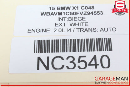 12-15 BMW X1 Audio Amplifier AMP Radio Power Sound System 9333105 OEM