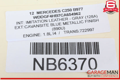 08-14 Mercedes W204 C250 C300 C350 C63 AMG Rear Left Side Door Lock Latch Actuator OEM