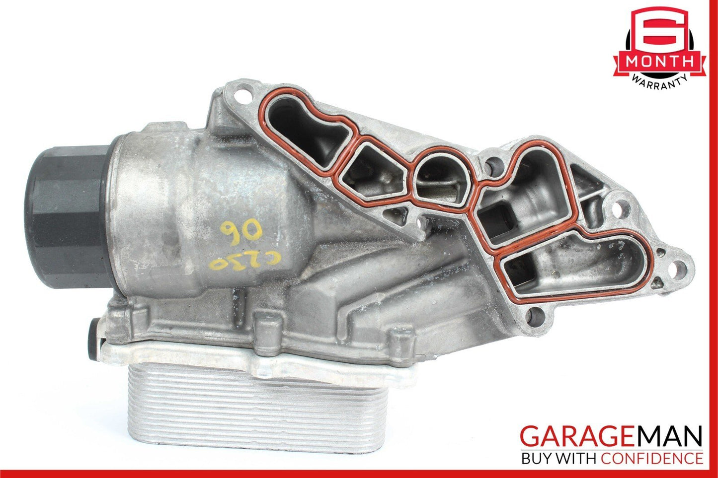 05-11 Mercedes C230 SLK350 C350 Engine Motor Oil Filter Cooler Housing Assembly