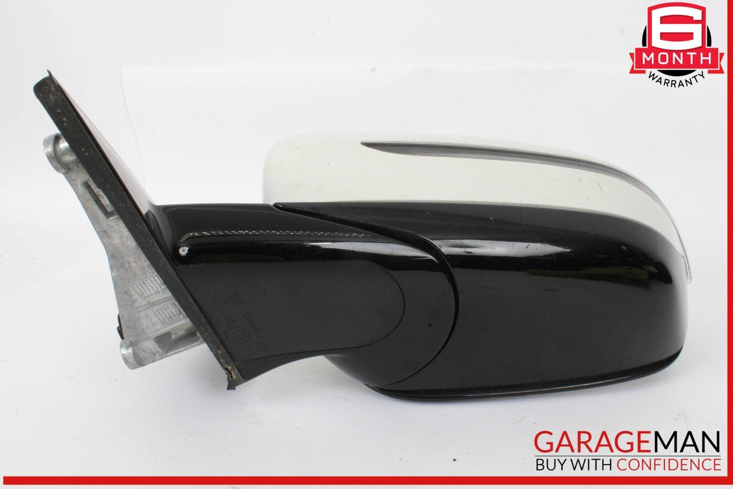 17-20 BMW 530E Front Left Driver Side Exterior Rear View Mirror White OEM
