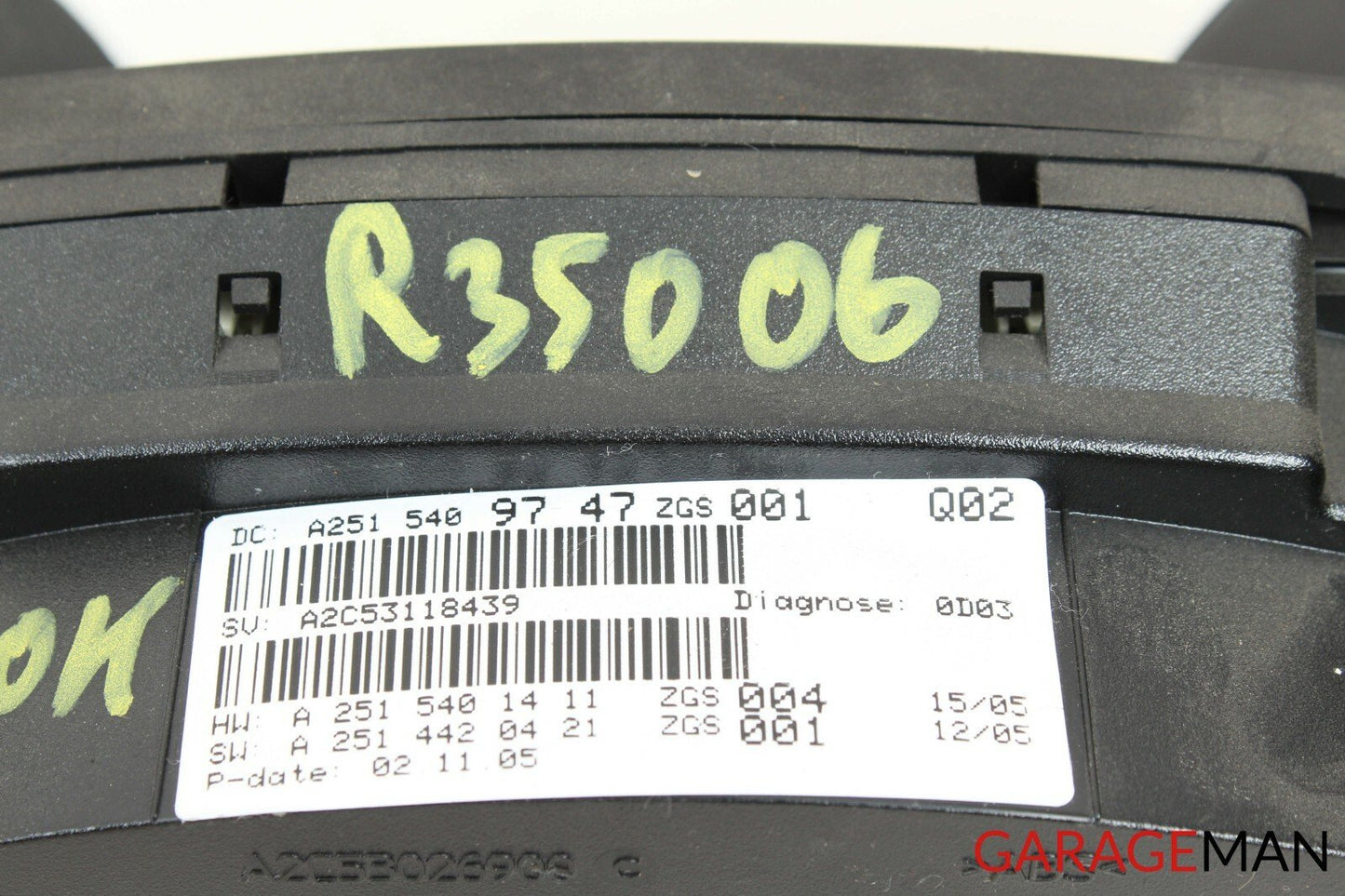06-07 MERCEDES W251 R350 R500 INSTRUMENT CLUSTER SPEEDOMETER 260K OEM