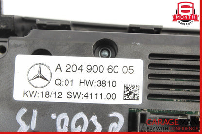 12-14 Mercedes W204 C300 AC A/C Climate Temperature Heater Switch Control Panel