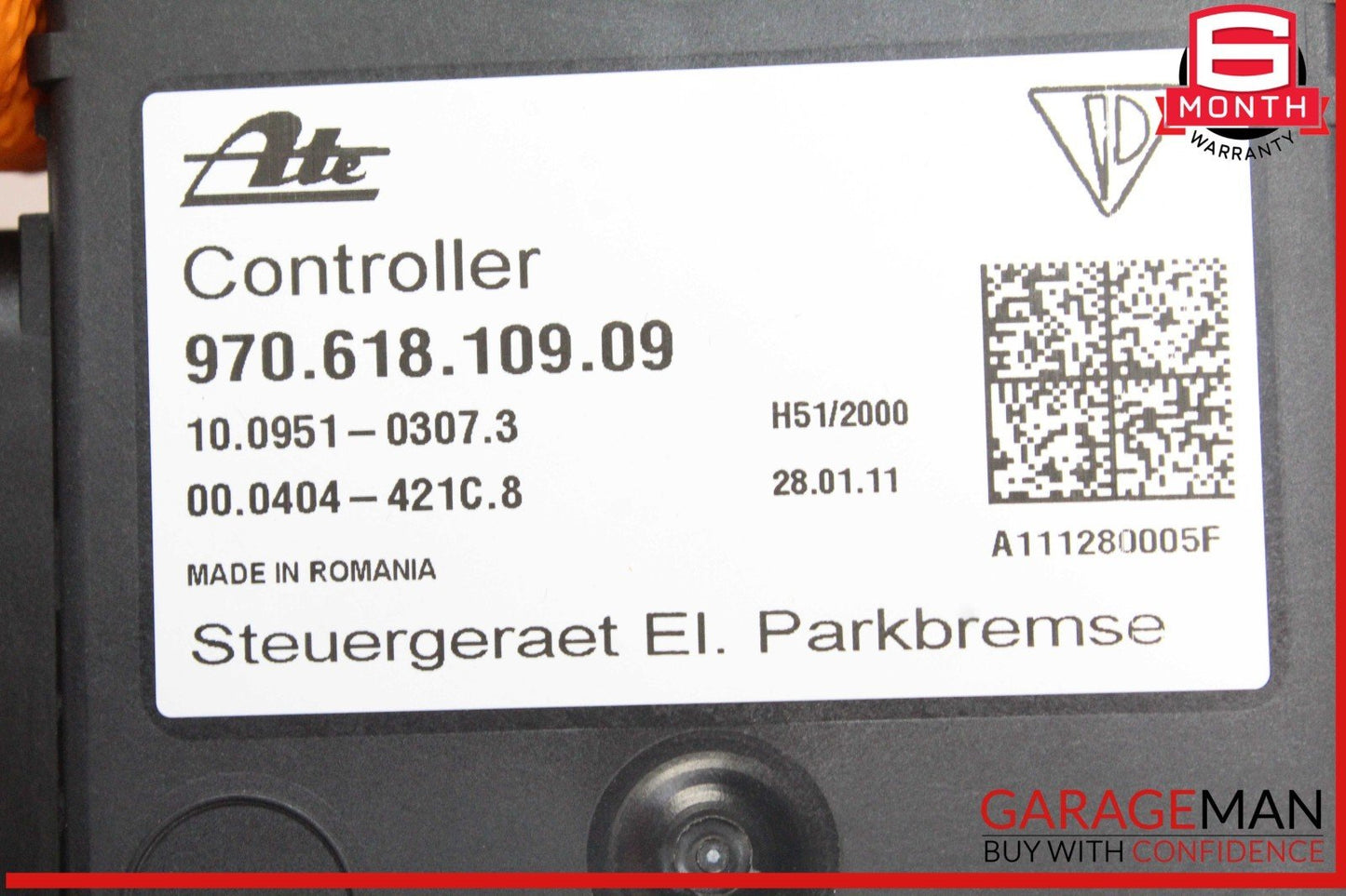10-16 Porsche Panamera 970 Electric Parking Brake Control Module 97061810909 OEM