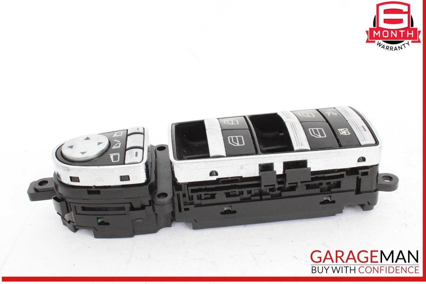 09-13 Mercedes W221 S550 S600 Front Left Side Window Control Switch Black OEM
