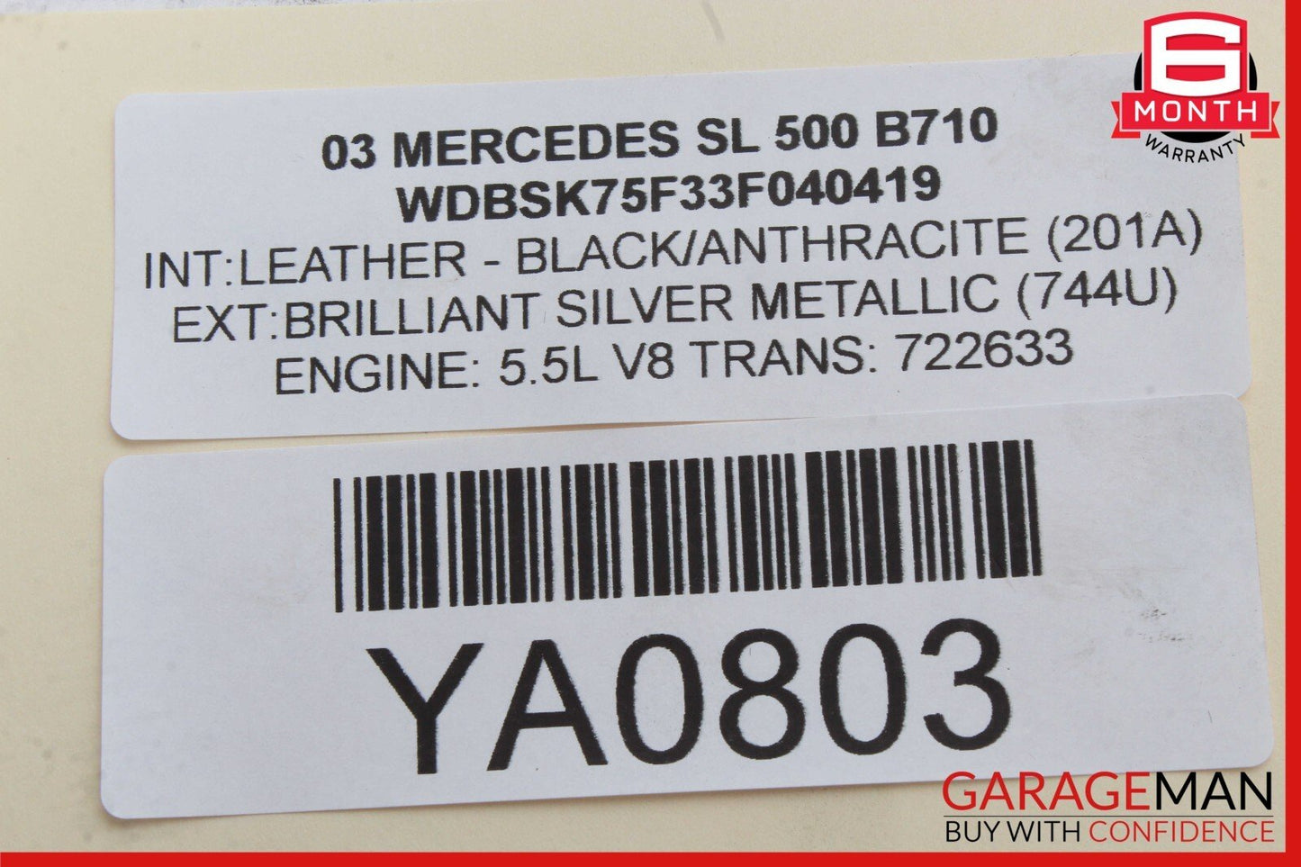98-12 Mercedes R230 SL500 ML500 Voice Phone Communication Control Module OEM